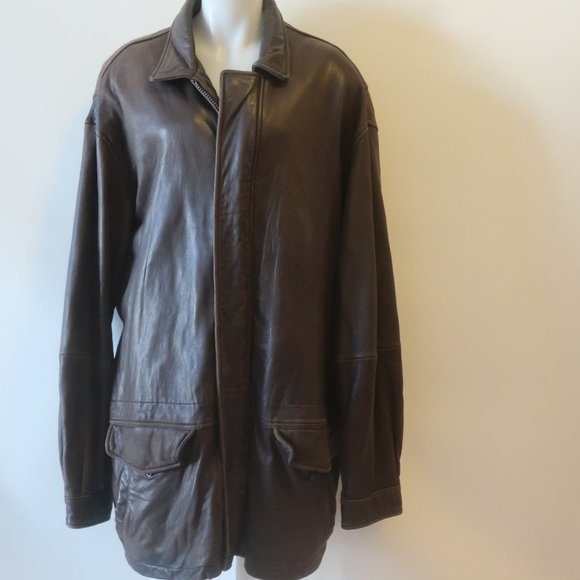 Marc New York Jackets & Coats Mens Marc New York Brown Full Zip
